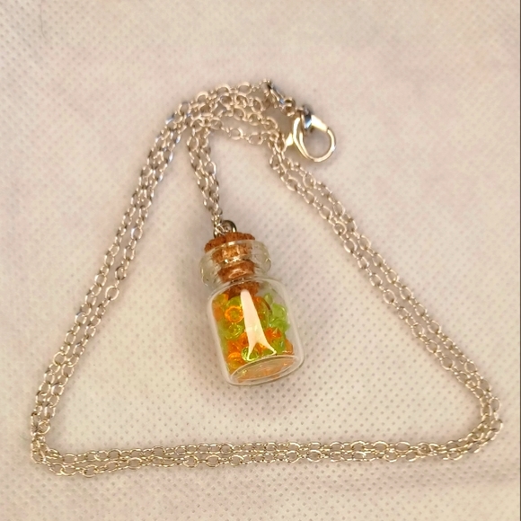 Magical drift bottle vial necklace. - Picture 1 of 1